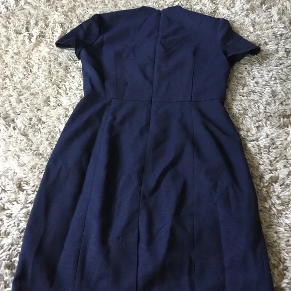 Reiss size 8  Elegant Navy Blue Dress - Picture 11 of 13